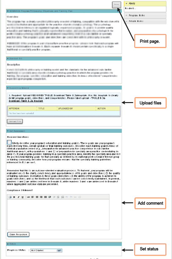 Standard detail page with sections open